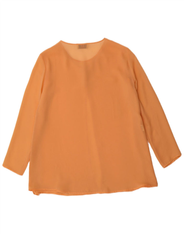 Γυναικείο πουκάμισο Oui Μπλούζα UK 10 Small Polyester πορτοκαλί
