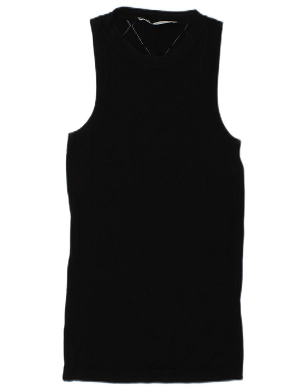 Zara Γυναικείο Γιλέκο Τοπ UK 12 Medium Black