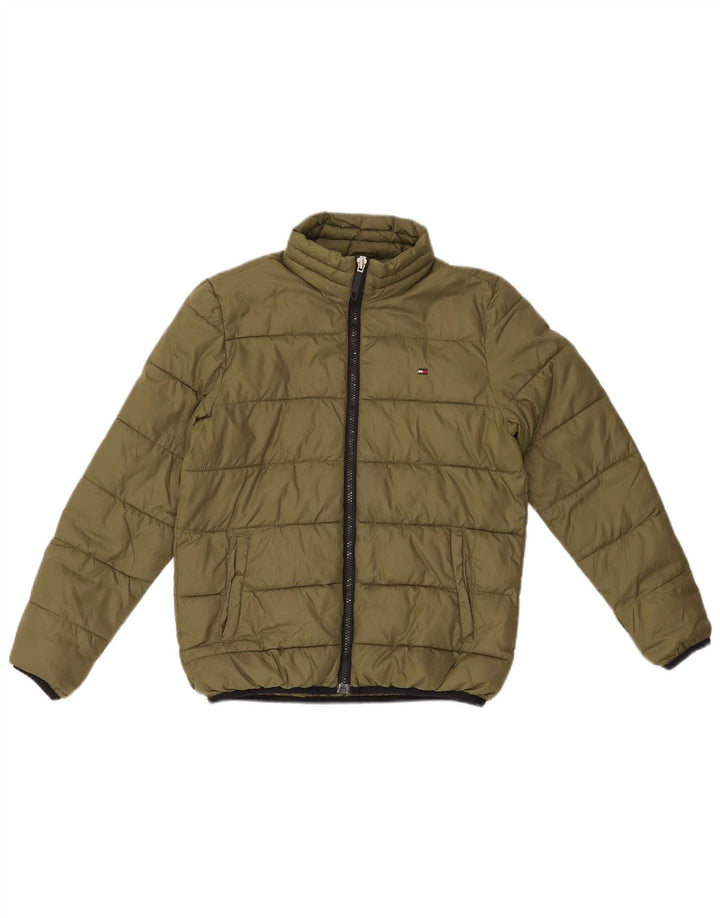TOMMY HILFIGER Μπουφάν με επένδυση για αγόρια 12-13 ετών Khaki Nylon