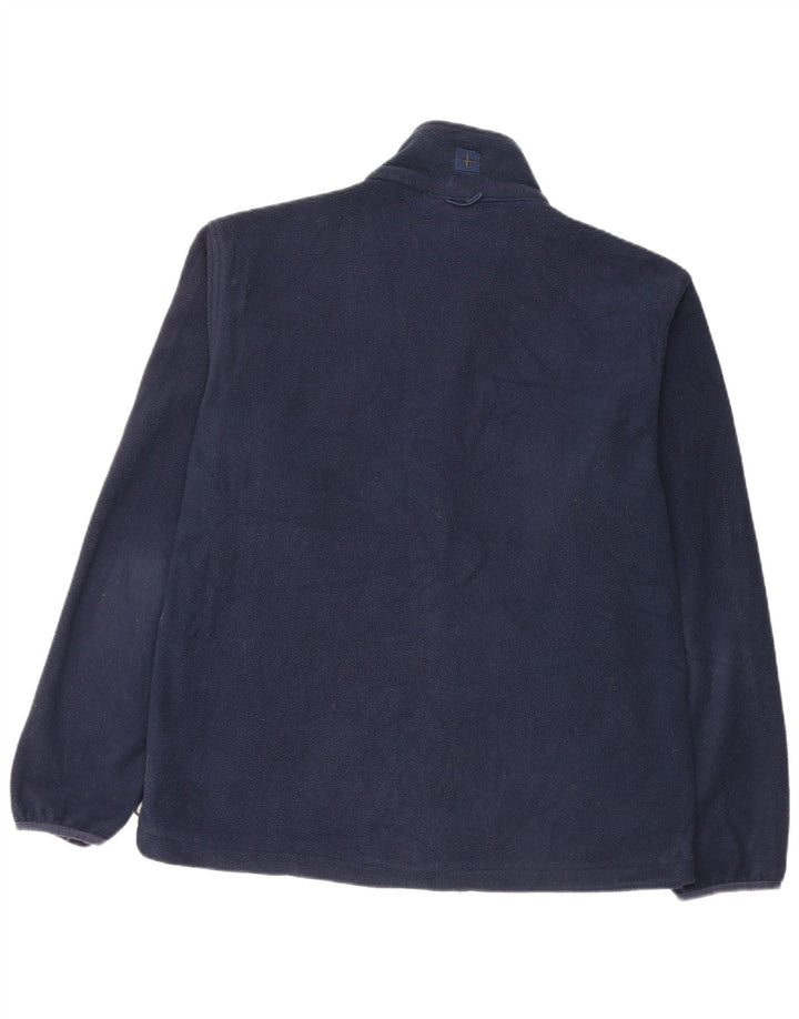 Mountain Warehouse Ανδρικό Fleece Jacket UK 38 Medium Navy Blue Polyester