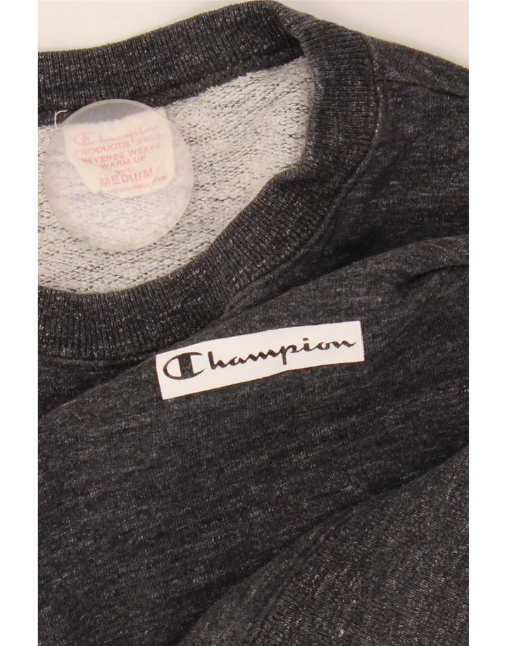 Ανδρικό πουλόβερ Champion Crew Neck, Βαμβακερό μεσαίο γκρι
