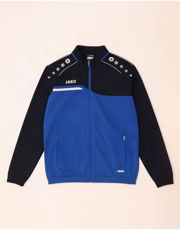 Ανδρική φόρμα γραφικών Jako Top Jacket μεσαίου μπλε χρώματος πολυεστέρας