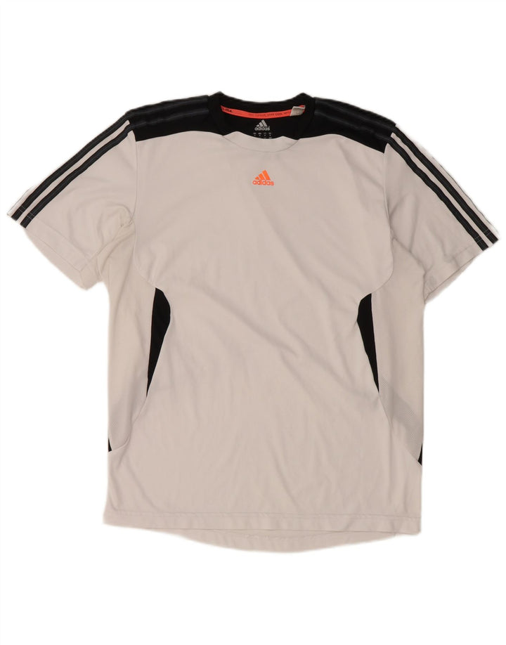 Ανδρικό T-Shirt Climacool ADIDAS Top Medium White Colourblock