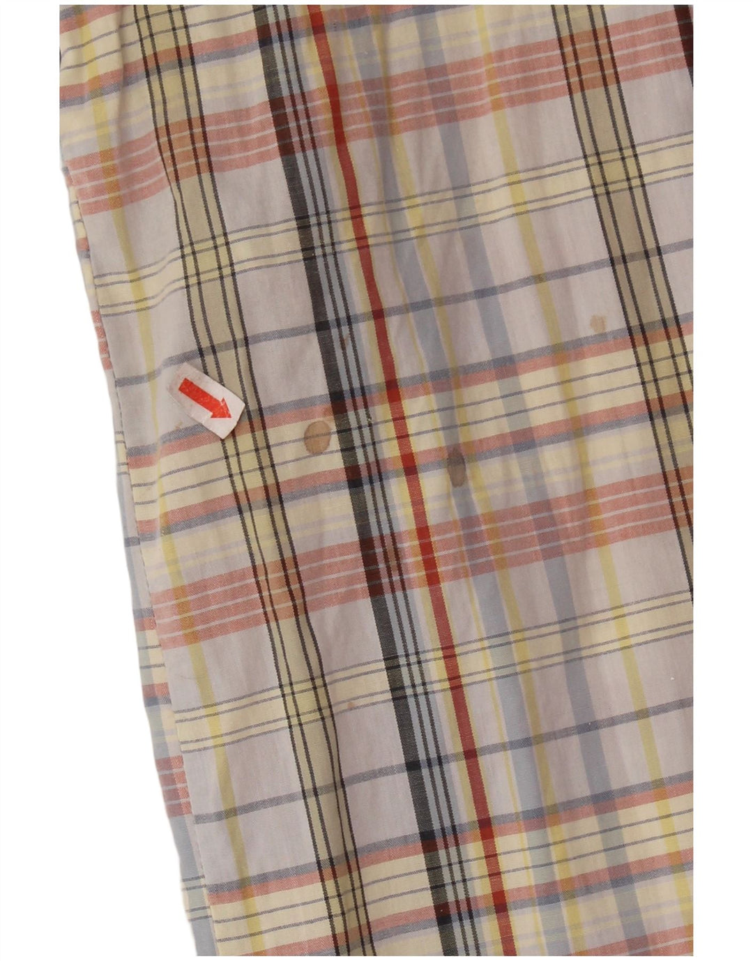 Vintage γυναικείο πουκάμισο UK 14 μεσαίο πολύχρωμο βαμβακερό βαμβάκι