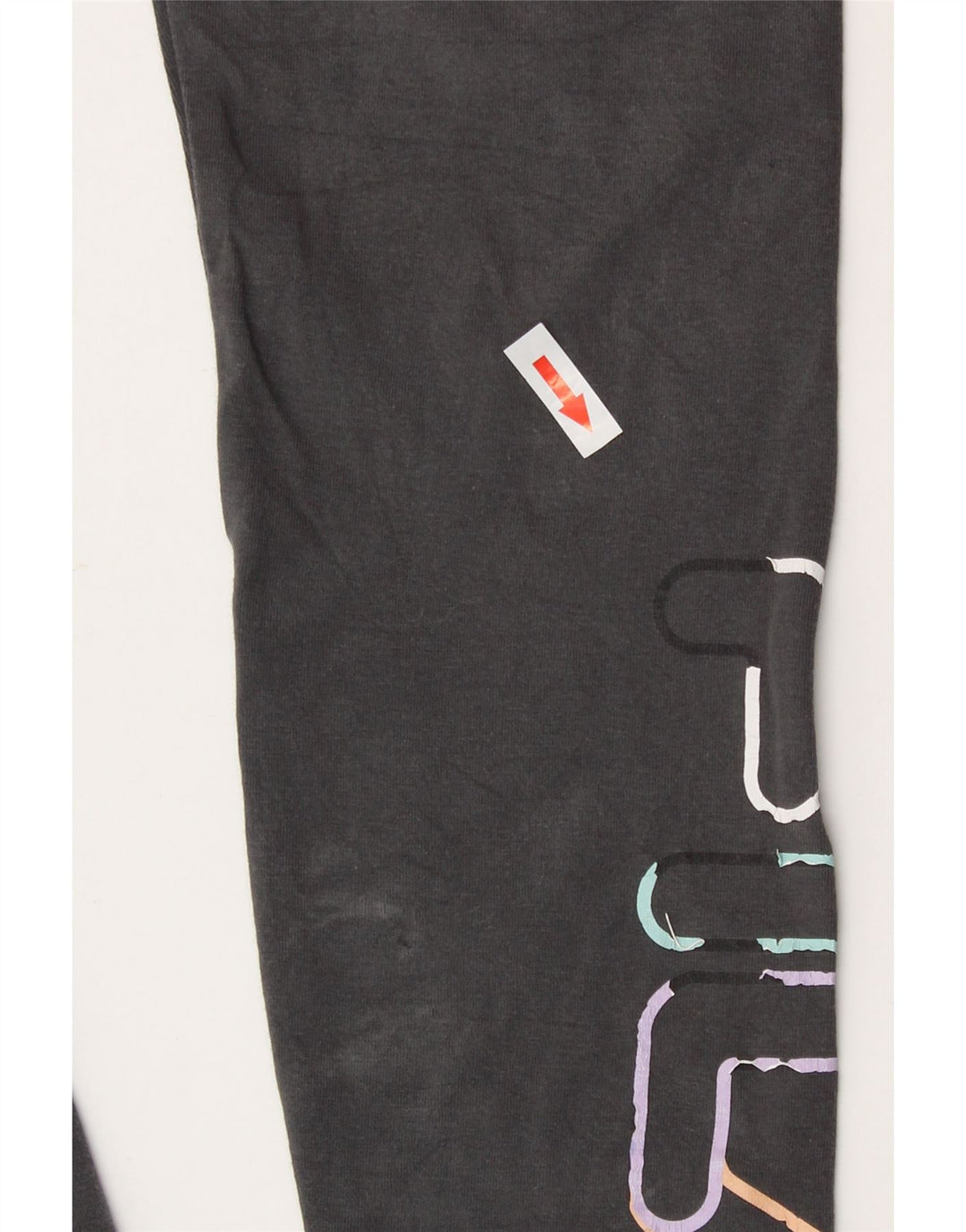 Γυναικεία γραφικά κολάν Fila UK 10 Small Grey Cotton