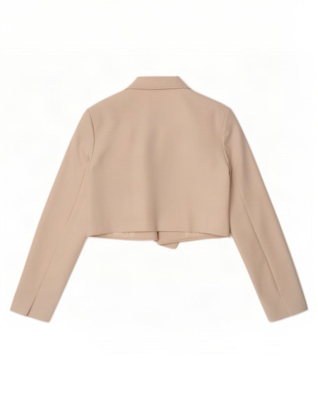 Zara Γυναικείο ανοιχτό μπουφάν Bolero UK 16 Large Off White Polyester