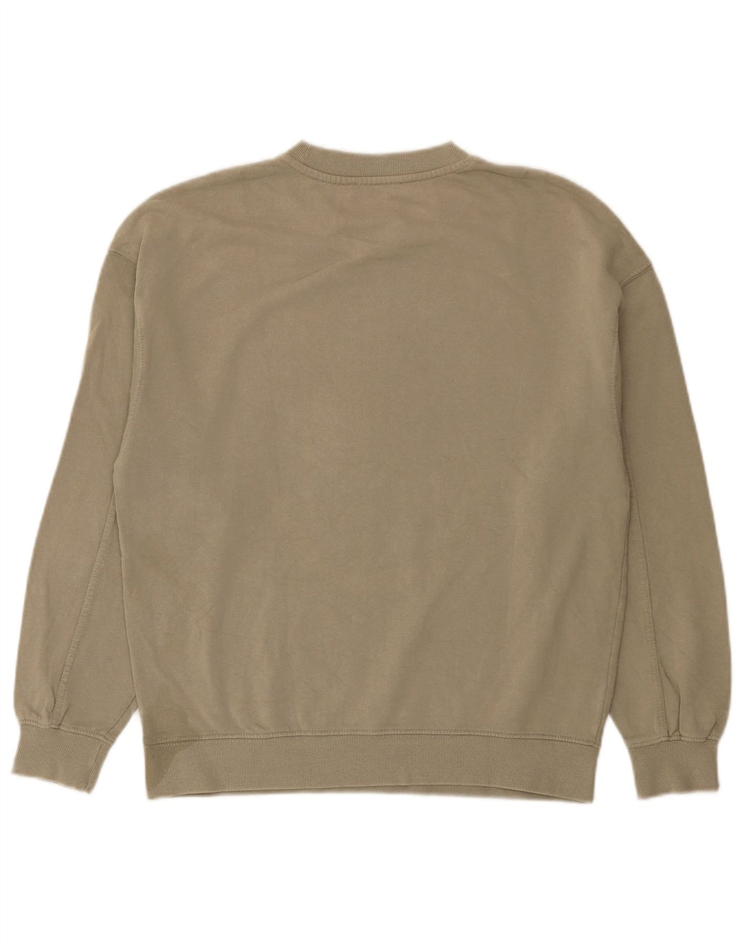 Zara Γυναικείο Φούτερ μεγάλου μεγέθους Jumper UK 10 Small Khaki Βαμβακερό