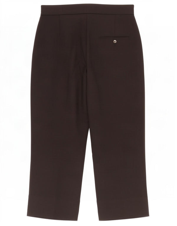 Marks & Spencer Γυναικείο Cropped Παντελόνι UK 10 Small W30 L24 Black