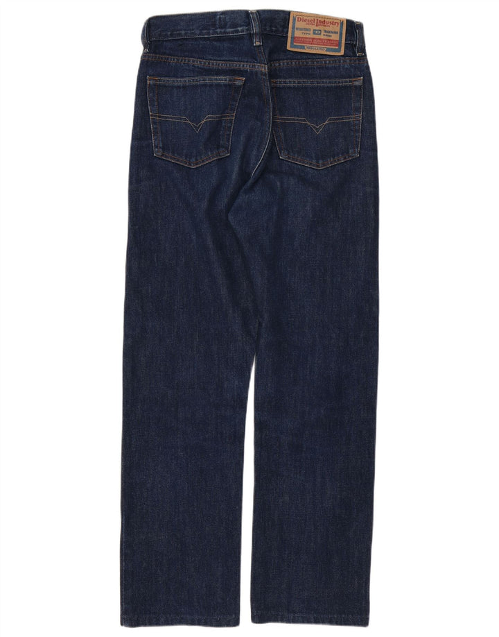 Diesel Ανδρικό ίσιο τζιν W28 L28 Navy Blue Cotton