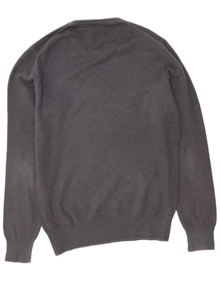 Ανδρικό πουλόβερ Sisley Graphic Crew Neck Jumper Medium Grey