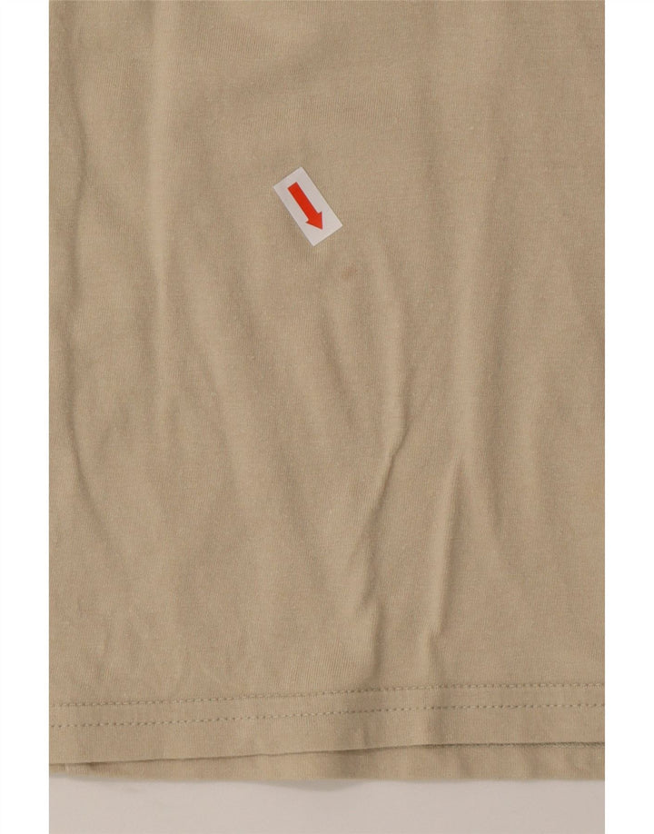 NIKE Womens T-Shirt Top US 8/10 Medium Beige Viscose Vintage Nike and Second-Hand Nike from Messina Hembry 