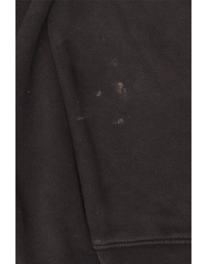 Ανδρικό φούτερ με φούτερ NIKE, μεσαίο μαύρο βαμβακερό