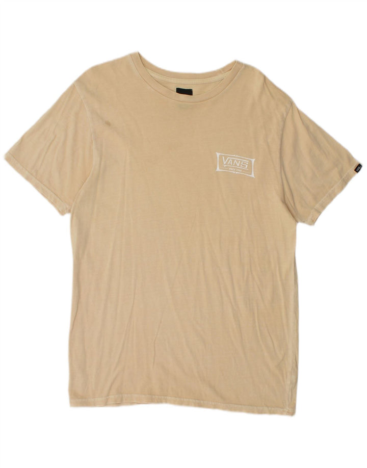 Ανδρικό γραφικό T-Shirt Vans Top Medium Beige