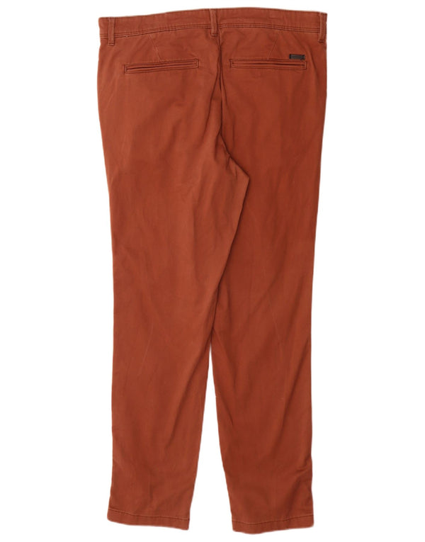 Jack & Jones Ανδρικό Slim Chino Παντελόνι W34 L30 Καφέ Βαμβακερό
