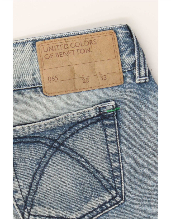 Benetton Γυναικεία Bootcut Jeans W28 L33 Blue