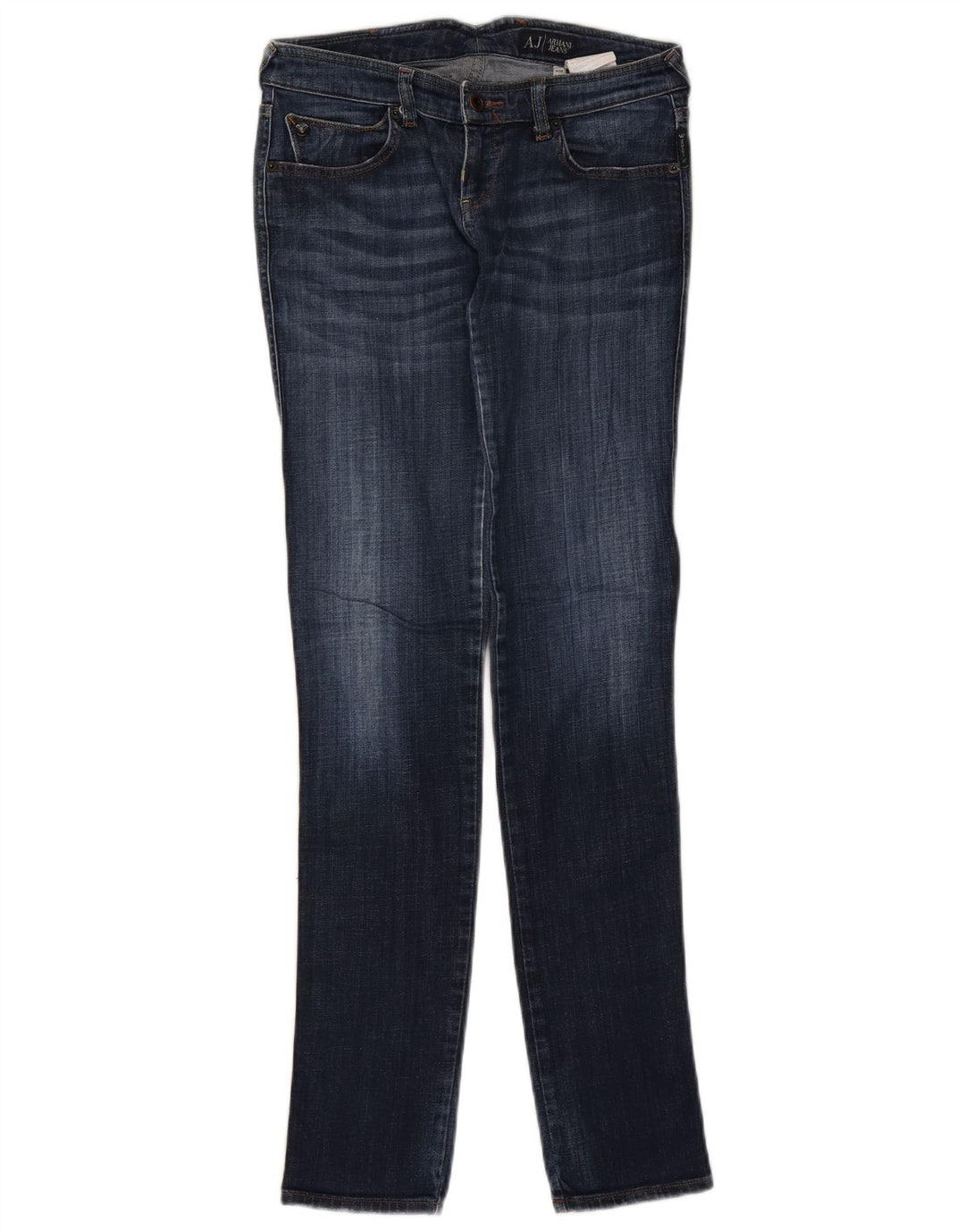 Γυναικείο Armani Graphic Slim Jeans W26 L32 Navy Blue Cotton
