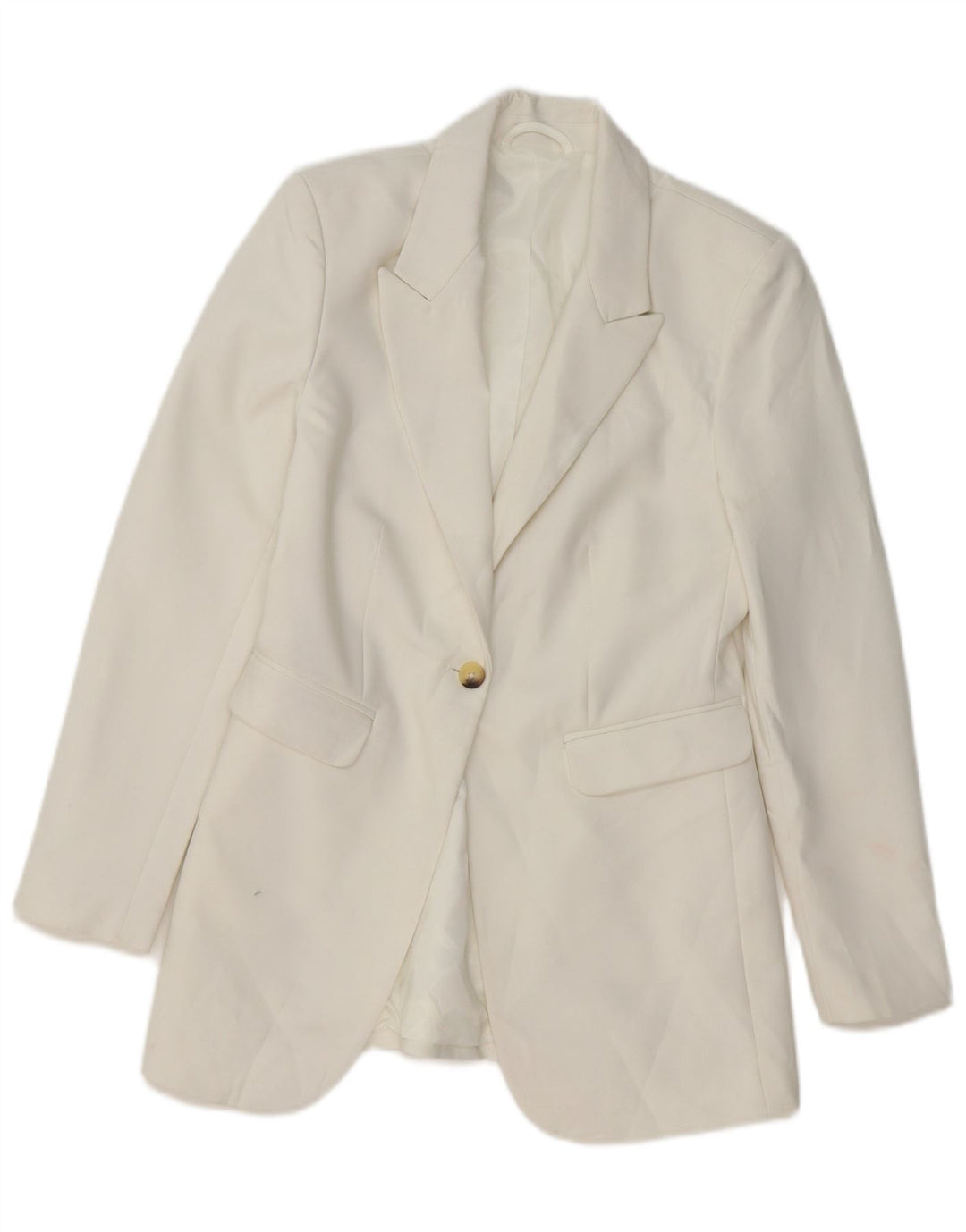 MARKS & SPENCER Γυναικείο London 1 Button Blazer Jacket UK 6 XS White