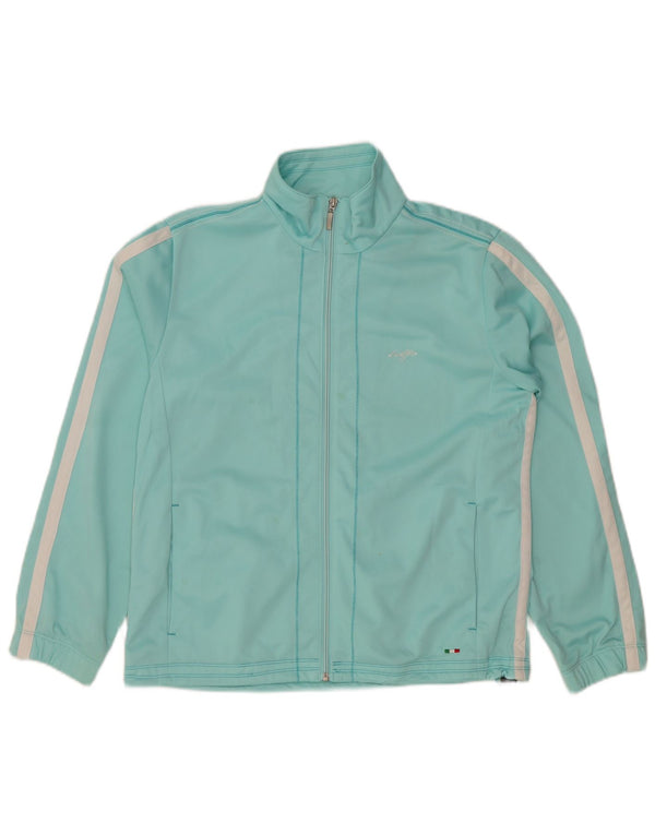 Γυναικεία αθλητική φόρμα LOTTO Top Jacket UK 18 XL μπλε ριγέ πολυεστέρα