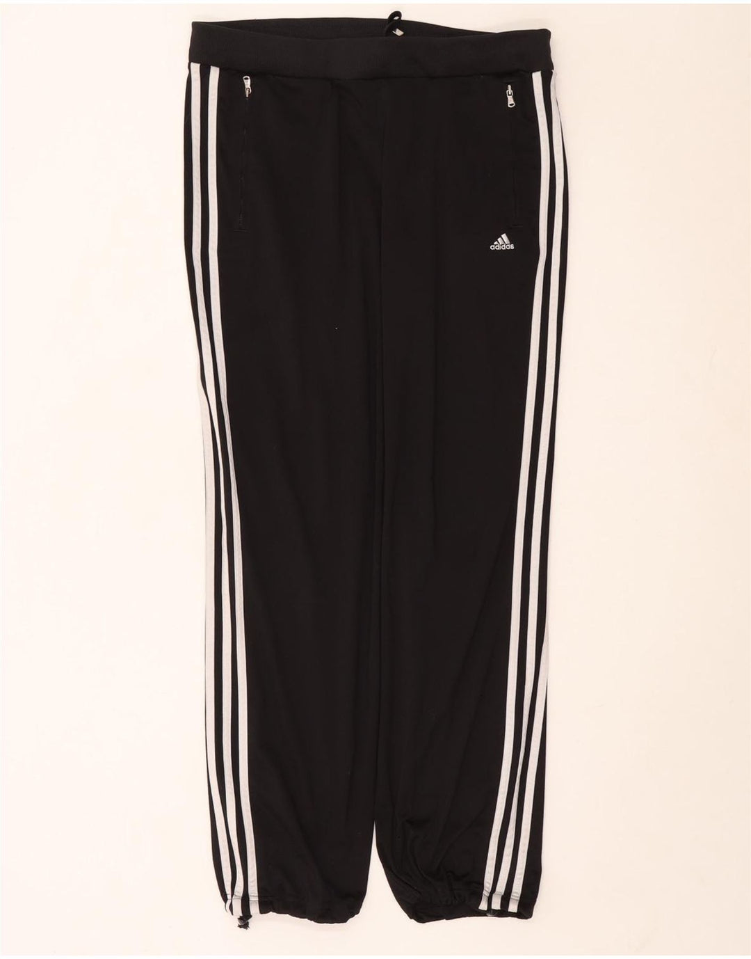 Γυναικεία αθλητική φόρμα ADIDAS Παντελόνι Joggers UK 14 Large Black Polyester