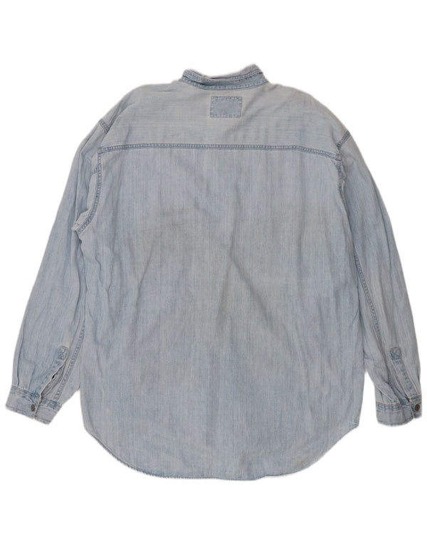 Ανδρικό τζιν πουκάμισο Levi's XL Μπλε βαμβακερό