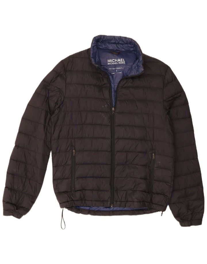 Michael Kors Ανδρικό μπουφάν με επένδυση UK 38 Small Navy Blue Nylon