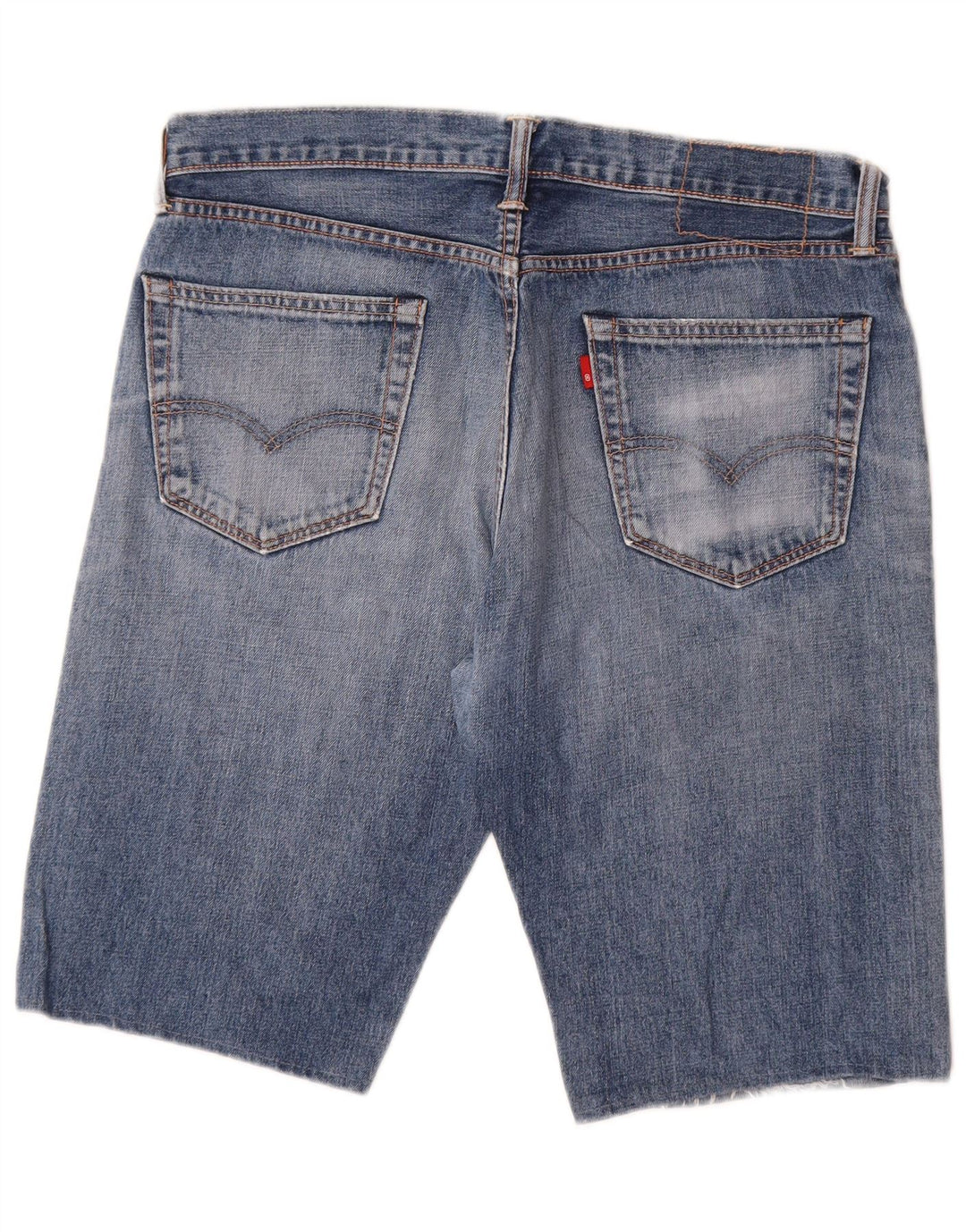 Ανδρικό τζιν σορτς Levi's Distressed W34 μεγάλο μπλε βαμβακερό