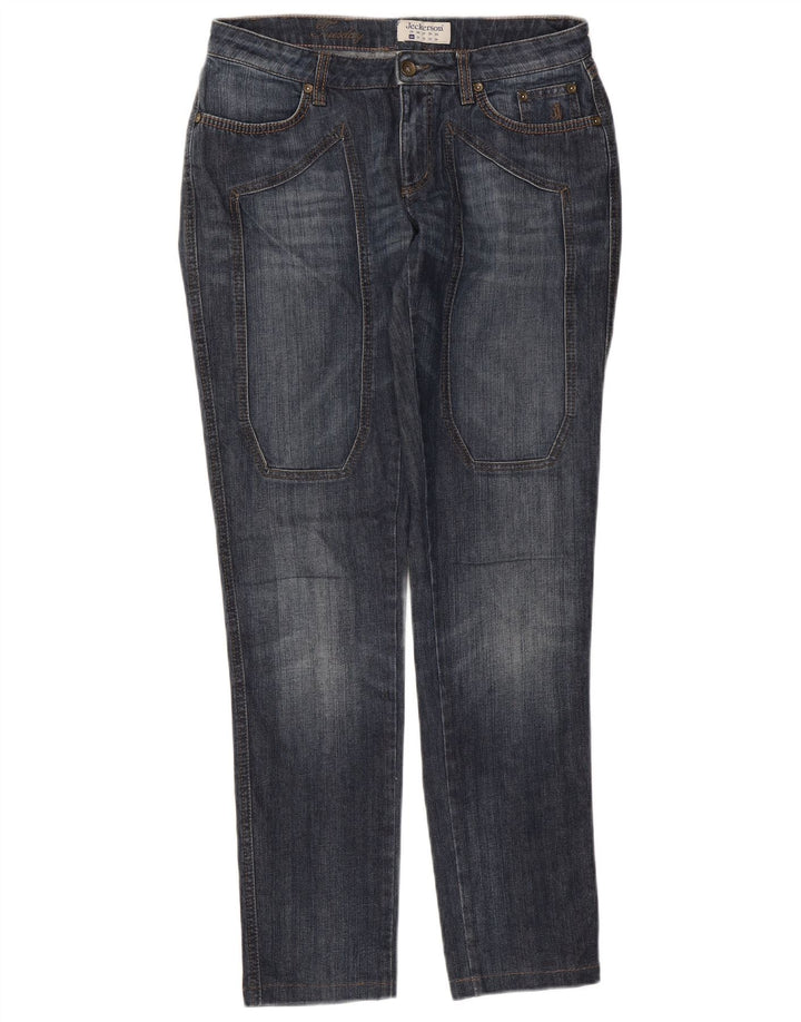 Jeckerson Γυναικείο Slim Jeans W30 L32 Navy Blue Cotton