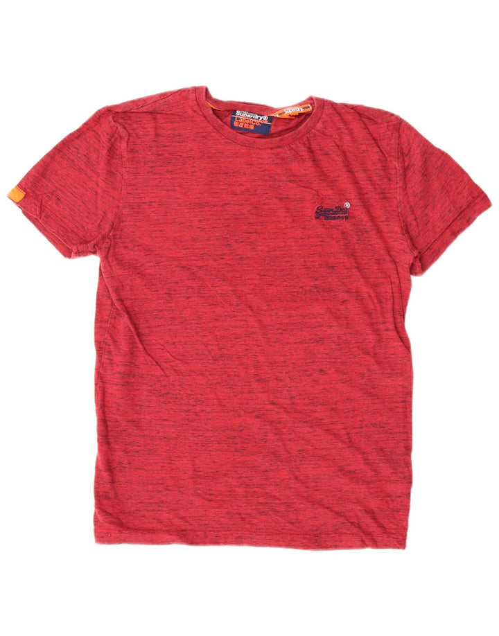 Ανδρικό T-Shirt Superdry Top Βαμβακερό με μεσαίο κόκκινο χρώμα