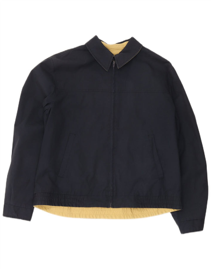 Vintage Ανδρικό Bomber Jacket UK 38 Medium Navy Blue