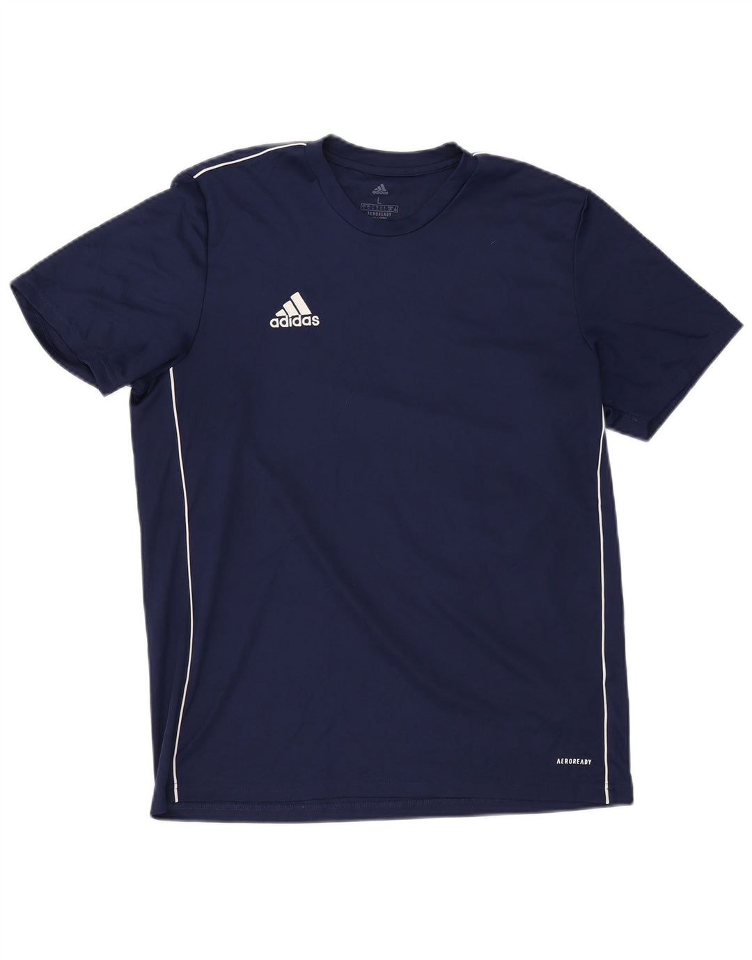 Adidas Ανδρικό T-Shirt Aeroready Top Large Navy Blue Polyester
