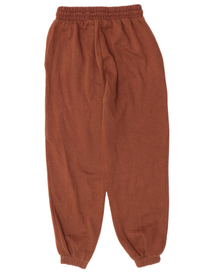 Zara Γυναικεία αθλητική φόρμα παντελόνι Joggers UK 12 μεσαίο καφέ πολυεστέρας