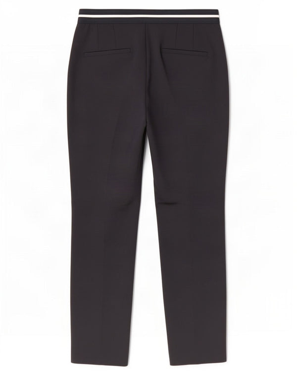Zara Γυναικείο Slim Cropped Παντελόνι Medium W28 L26 Navy Blue