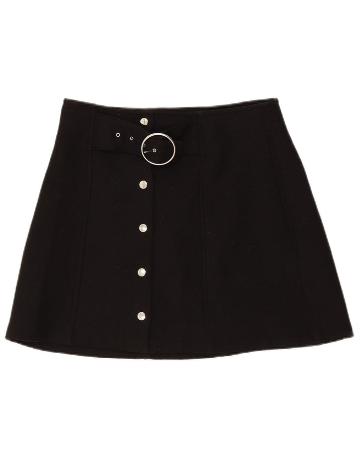 Zara Γυναικεία Μίνι Φούστα Μικρή W26 Μαύρη Πολυεστέρας