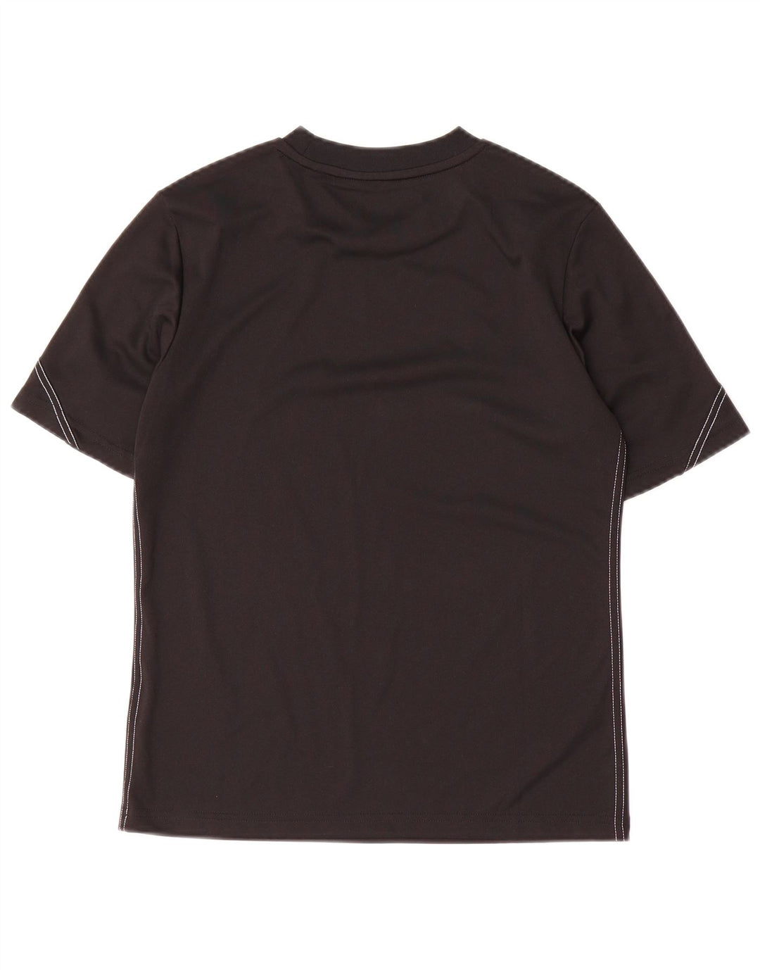 ADIDAS Boys Aeroready T-Shirt Top 11-12 Years Black Polyester