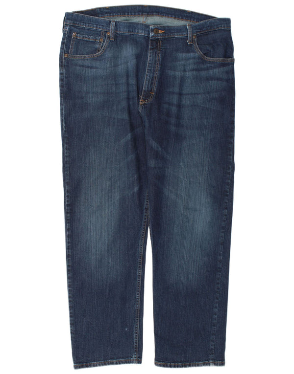 Ανδρικό τζιν Wrangler Relaxed Fit ίσιο W40 L30 Navy Blue Cotton