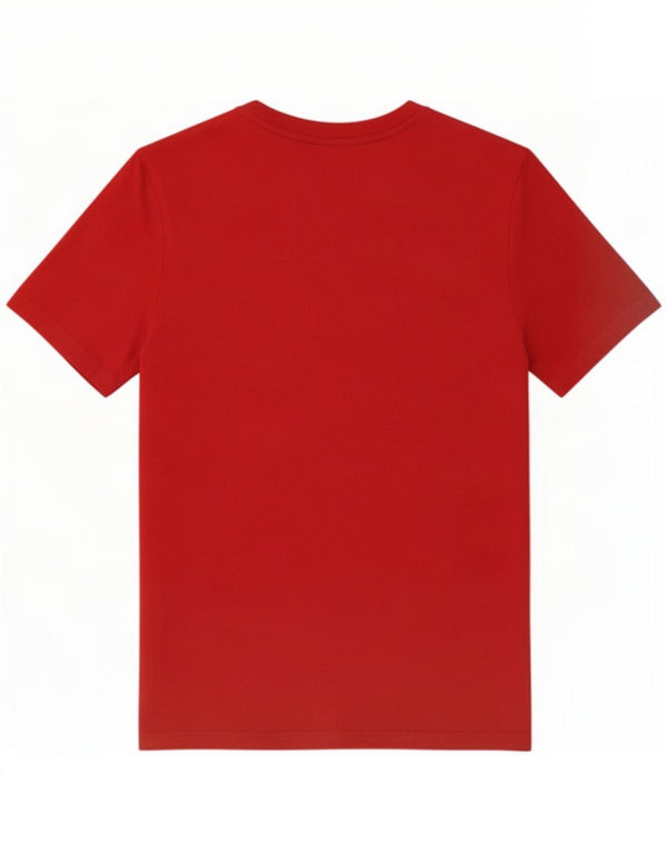 Adidas Boys T-Shirt Top 13-14 Years Red Cotton
