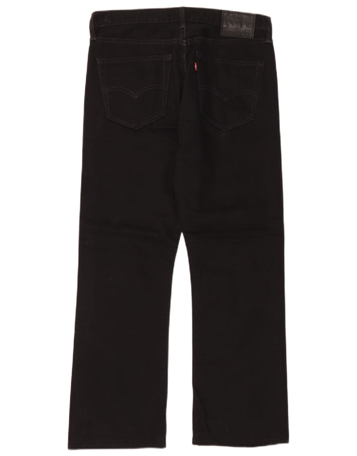 Ανδρικό τζιν Levi's Bootcut W34 L30 μαύρο βαμβακερό