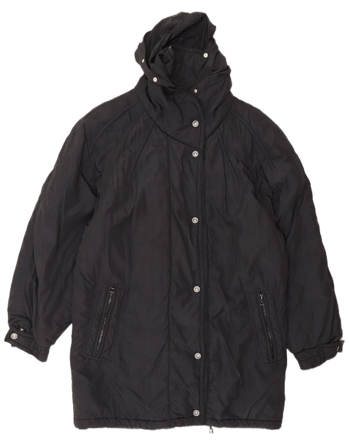 Colmar Γυναικείο παλτό με κουκούλα Oversized με επένδυση IT 44 Μεσαίο Μαύρο