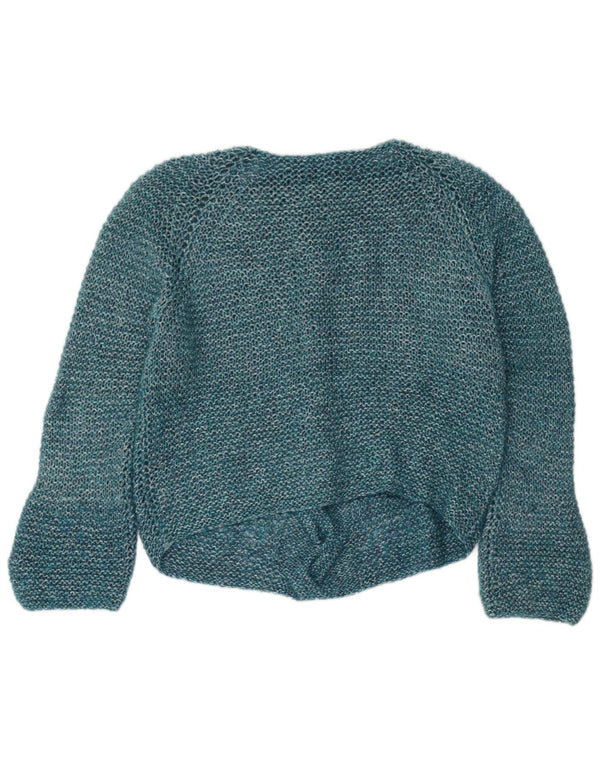 Vintage γυναικείο πουλόβερ με λαιμόκοψη UK 16 Large Blue
