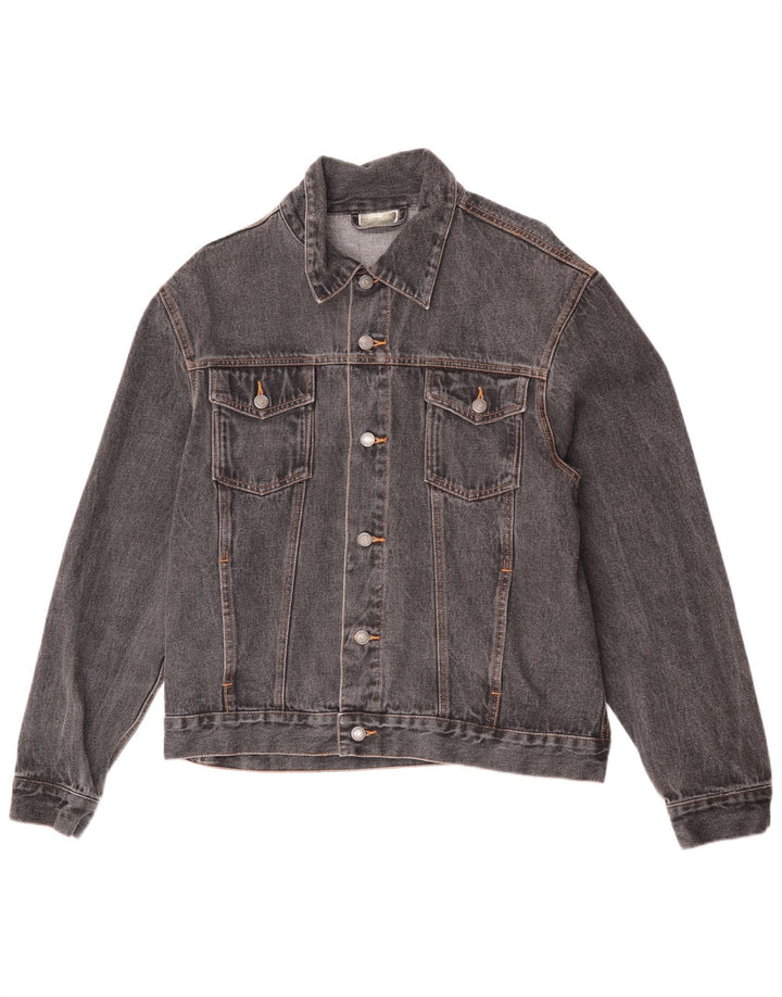 Vintage Ανδρικό Τζιν Μπουφάν UK 42 XL Γκρι βαμβακερό