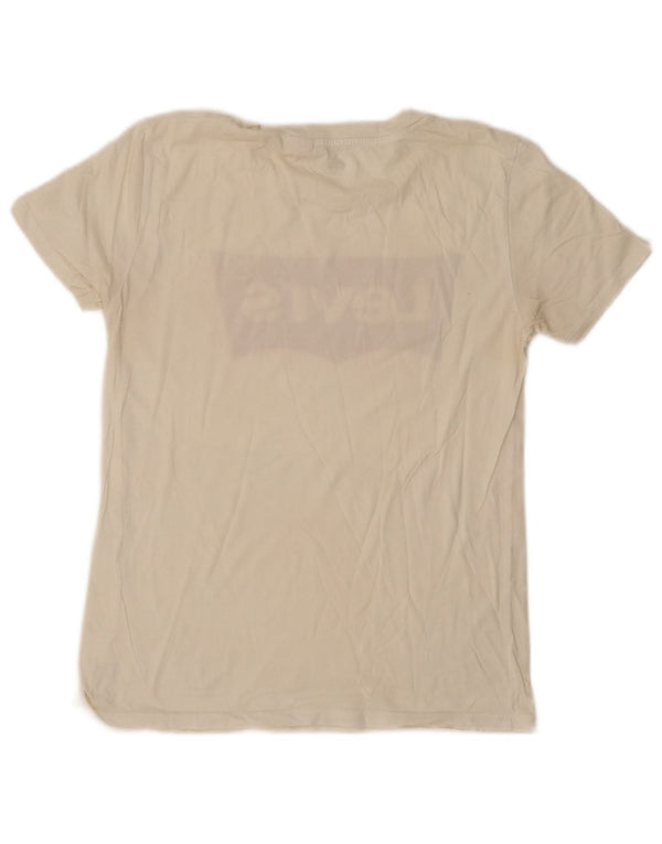 Γυναικείο γραφικό T-Shirt Levi's Top UK 6 XS White