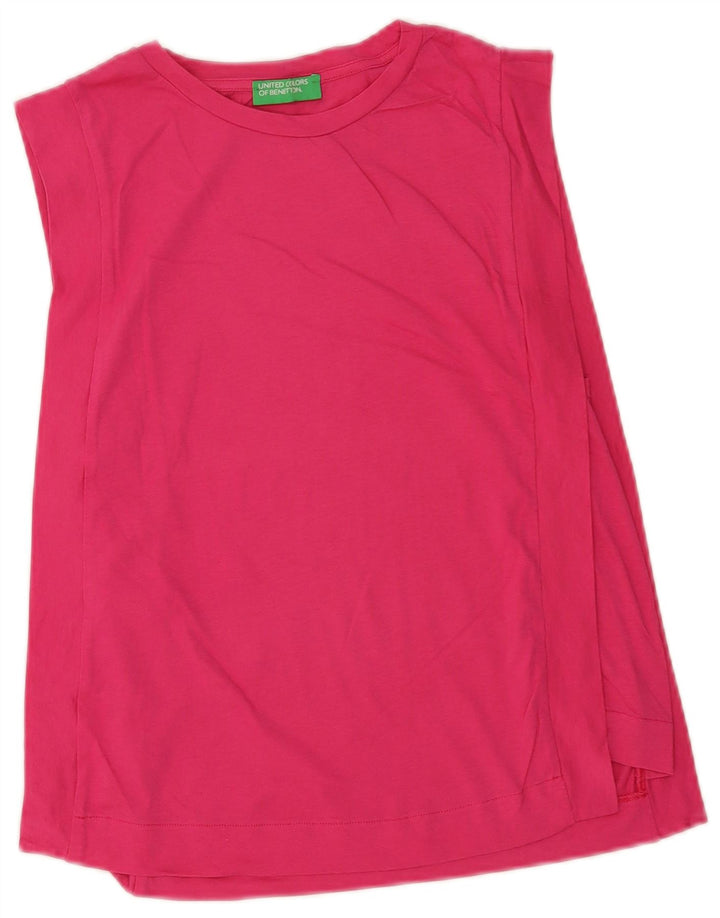 Benetton Γυναικείο Γιλέκο Τοπ UK 12 Medium Pink