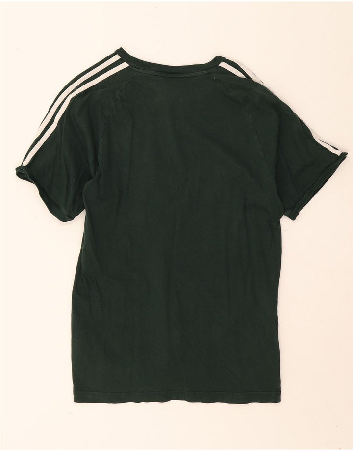 Ανδρικό T-Shirt Adidas Top Μεσαίο πράσινο βαμβακερό