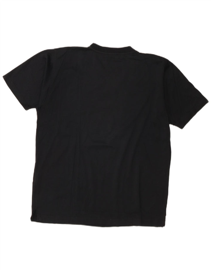 Ανδρικό T-Shirt Pierre Cardin Τοπ μεσαίο μαύρο βαμβακερό