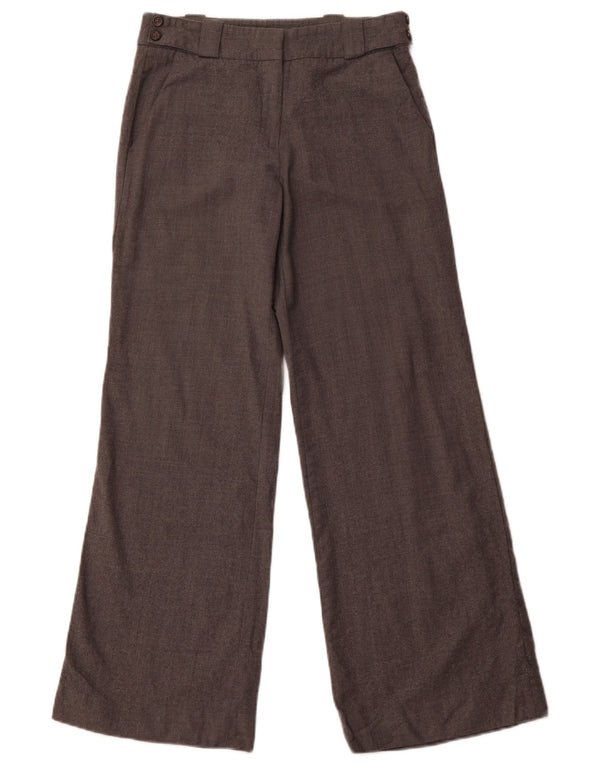 MASSIMO DUTTI Γυναικείο παντελόνι Chino με φαρδιά εφαρμογή EU 36 Small W26 L29 Γκρι