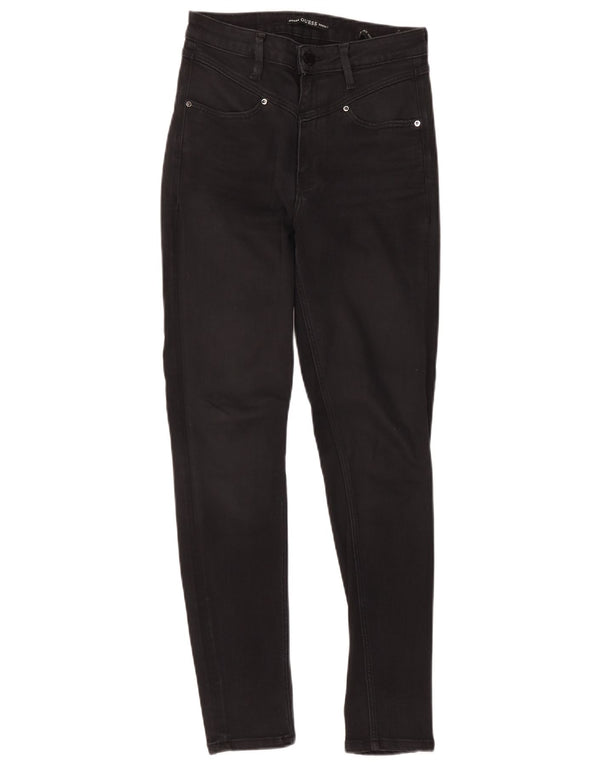 Guess Γυναικείο Ψηλό Σούπερ Skinny Τζιν W28 L28 Μαύρο