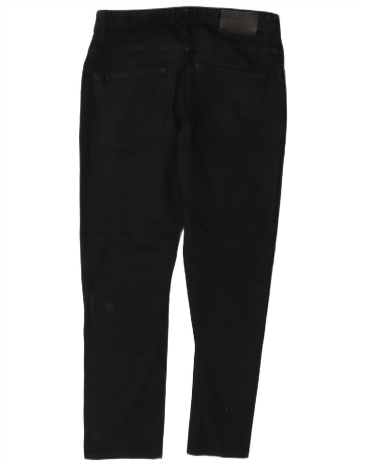 Jack & Jones Ανδρικό Slim Jeans W33 L30 Μαύρο βαμβακερό