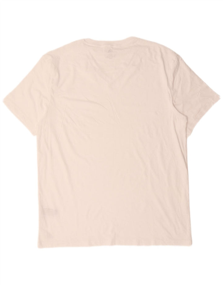Ανδρικό T-Shirt Adidas Top 2XL Λευκό βαμβακερό