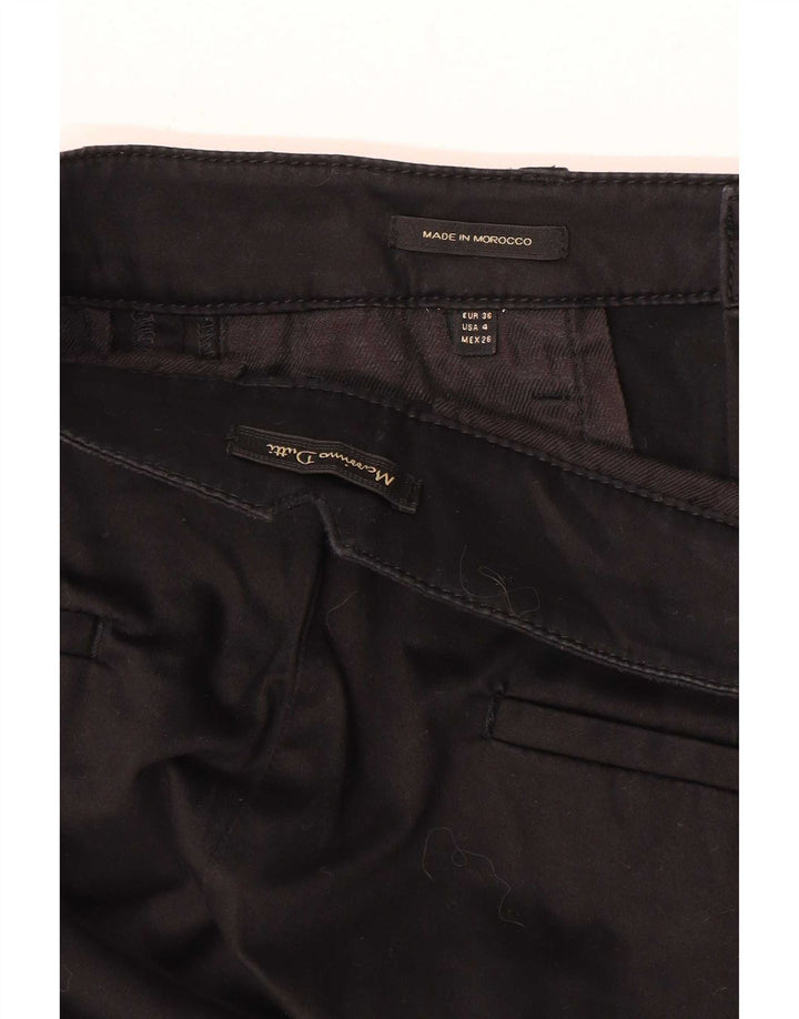 Massimo Dutti Γυναικείο λεπτό παντελόνι Chino EU 38 Small W26 L29 μαύρο