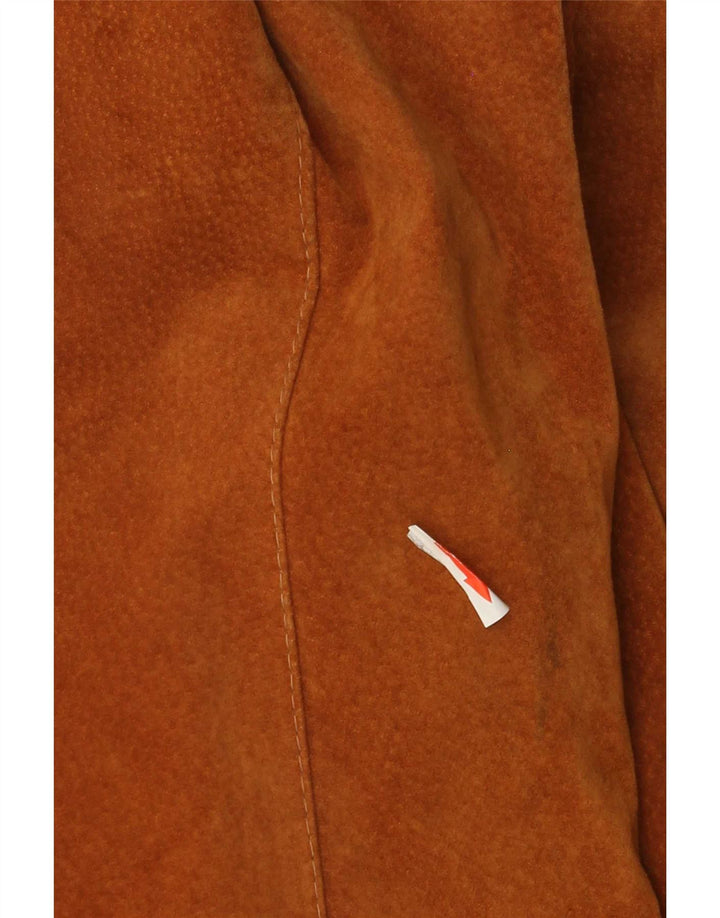 Vintage Γυναικείο Suede Jacket IT 48 XL Beige Leather